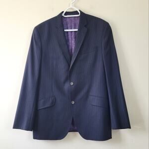 Ted Baker Men's Endurance Jones 100% Wool Two Button Blazer Jacket Coat Size 42R